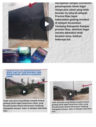 Luar Biasa,Diduga Rokok Ilegal Bebas Beredar Di Kota Pekan baru,Biq Bos Rokok Seakan Kebal Hukum.